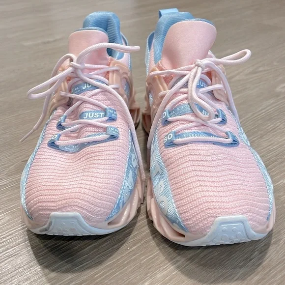 Just So So Women’s Running Shoes Pink Blue Size 9.5 - Picture 6 of 7